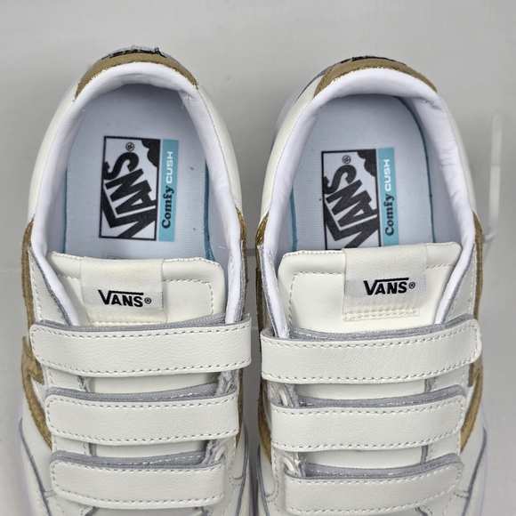VANS LOWLAND LOW UNISEX MEN SIZE 8 WOMEN SIZE 9.5 SHOES MARSHMALLOW/GOLD NEW - Picture 9 of 11